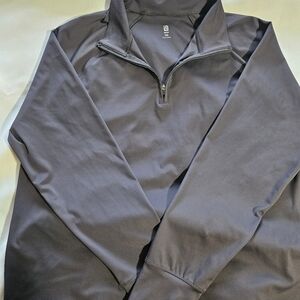 Ideology Men's Charcoal Quarter-Zip Jacket